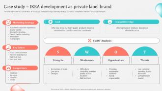 Case Study Ikea Development As Private Label Brand Implementing Private Label Branding Strategy