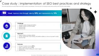 Case Study Implementation Seo Practices Guide For Building B2b Ecommerce Management Strategies