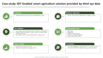 Case Study Iot Enabled Agriculture Precision Farming System For Environmental Sustainability IoT SS V