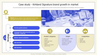 Case Study Kirkland Signature Brand Growth In Market Private Labelling Techniques