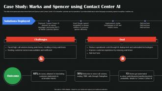 Case Study Marks And Spencer Using Contact AI Google To Augment Business Operations AI SS V