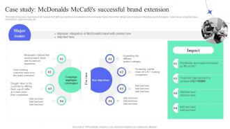 Case Study Mcdonalds Mccafes Successful Brand Extension How To Perform Product Lifecycle Extension