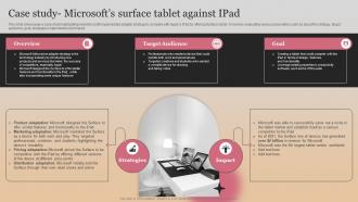 Case Study Microsofts Surface Tablet Against Ipad Market Follower Strategies Strategy SS