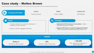 Case Study Molton Brown Sap Company Profile Ppt Icons CP SS