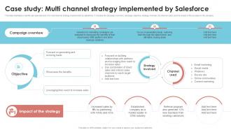 Case Study Multi Channel Strategy Comprehensive Guide On Channel PPT Example Strategy SS