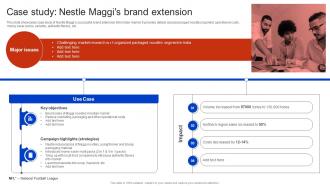 Case Study Nestle Maggis Brand Extension Apple Brand Extension