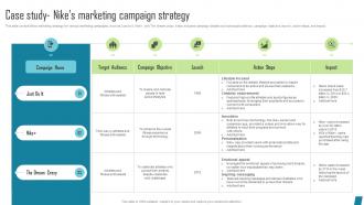 Case Study Nikes Marketing Innovative Marketing Tactics To Increase Strategy SS V