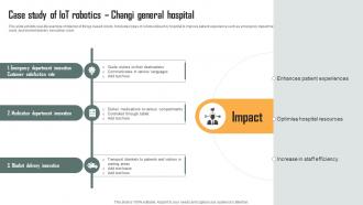 Case Study Of IoT Robotics Changi General Hospital Role Of IoT Driven Robotics In Various IoT SS