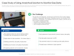Case study of using analytical solution global energy outlook challenges recommendations