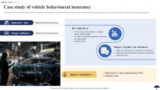 Case Study Of Vehicle Behavioural Insurance Role Of IoT In Revolutionizing Insurance IoT SS