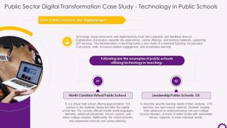 Case Study On Digitalization In Public Schools Training Ppt