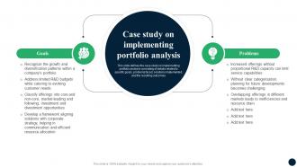 Case Study On Implementing Portfolio Analysis Enhancing Decision Making FIN SS