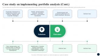 Case Study On Implementing Portfolio Analysis Enhancing Decision Making FIN SS Analytical Captivating