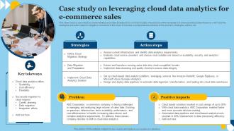 Case Study On Leveraging Cloud Data Analytics For E Commerce Sales