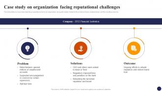 Case Study On Organization Facing Reputational Challenges Effective Risk Management Strategies Risk SS