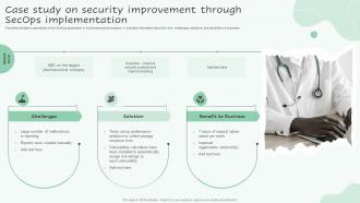 Case Study On Security Improvement Through Secops Implementation