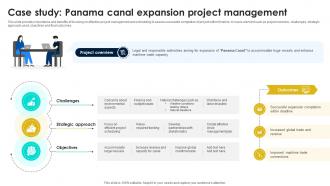 Case Study Panama Canal Expansion Project Management Case Studies PM SS