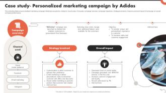 Case Study Personalized Marketing Campaign By Adidas Critical Evaluation Of Adidas Strategy SS