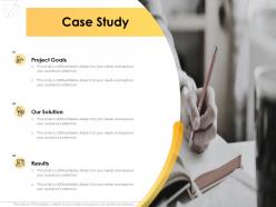 Case study project goals business ppt powerpoint presentation infographic template graphics