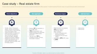 Case Study Real Estate Firm Hyperautomation Applications