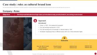 Case Study Rolex As Cultural Brand Icon Cultural Branding Leading To Expansion