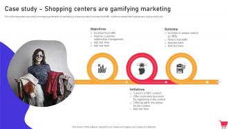Case Study Shopping Centers Are Gamifying Marketing In Mall Promotion Campaign To Foster MKT SS V