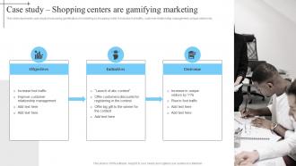 Case Study Shopping Centers Are In Mall Advertisement Strategies To Enhance MKT SS V