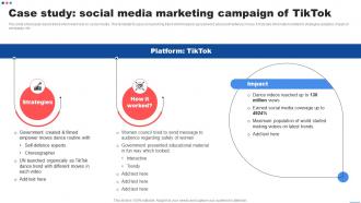 Case Study Social Media Marketing Campaign Customer Marketing Strategies To Encourage