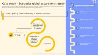 Case Study Starbucks Global Expansion Strategy Global Product Market Expansion Guide
