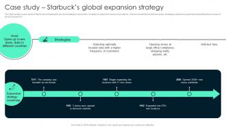 Case Study Starbucks Global Key Steps Involved In Global Product Expansion