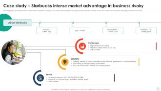 Case Study Starbucks Intense Market Advantage In Business Rivalry