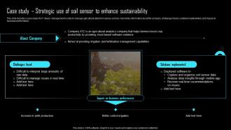 Case Study Strategic Use Of Soil Sensor To Effective IoT Device Management IOT SS