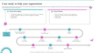 Case Study To Help Your Organization Change Management Best Practices For Optimizing Operations