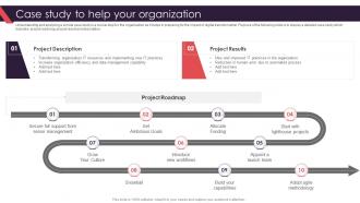 Case Study To Help Your Organization Transformation Management