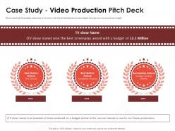 Case study video production pitch deck