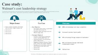 Case Study Walmarts Cost Leadership Strategies For Gaining And Sustaining Competitive Advantage