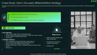 Case Study Zaras Focused Differentiation Strategy SCA Sustainable Competitive Advantage