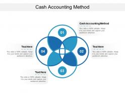 Cash accounting method ppt powerpoint outline infographic template cpb