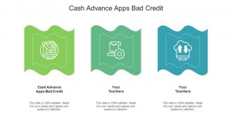 Cash advance apps bad credit ppt powerpoint presentation professional elements cpb