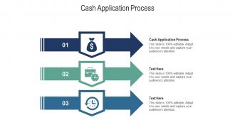 Cash application process ppt powerpoint presentation gallery icon cpb