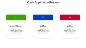 Cash Application Process Ppt PowerPoint Presentation Show Clipart Images Cpb