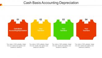 Cash Basis Accounting Depreciation Ppt Powerpoint Presentation Infographics Smartart Cpb