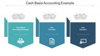 Cash Basis Accounting Example Ppt Powerpoint Presentation Ideas Graphics Pictures Cpb
