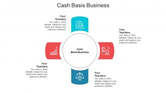 Cash basis business ppt powerpoint presentation slides introduction cpb