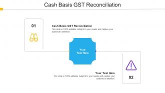 Cash Basis Gst Reconciliation Ppt Powerpoint Presentation Infographics Samples Cpb