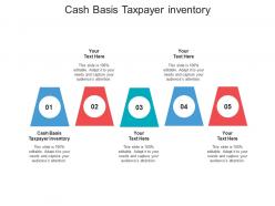 Cash basis taxpayer inventory ppt powerpoint presentation portfolio icon cpb