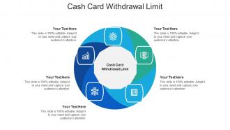 Cash card withdrawal limit ppt powerpoint presentation ideas professional cpb