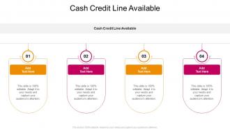 Cash Credit Line Available In Powerpoint And Google Slides Cpb