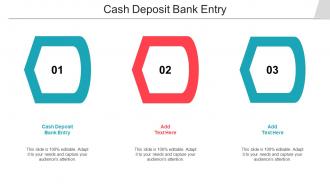 Cash Deposit Bank Entry Ppt Powerpoint Presentation Outline Layouts Cpb