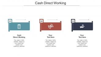 Cash direct working ppt powerpoint presentation model designs download cpb